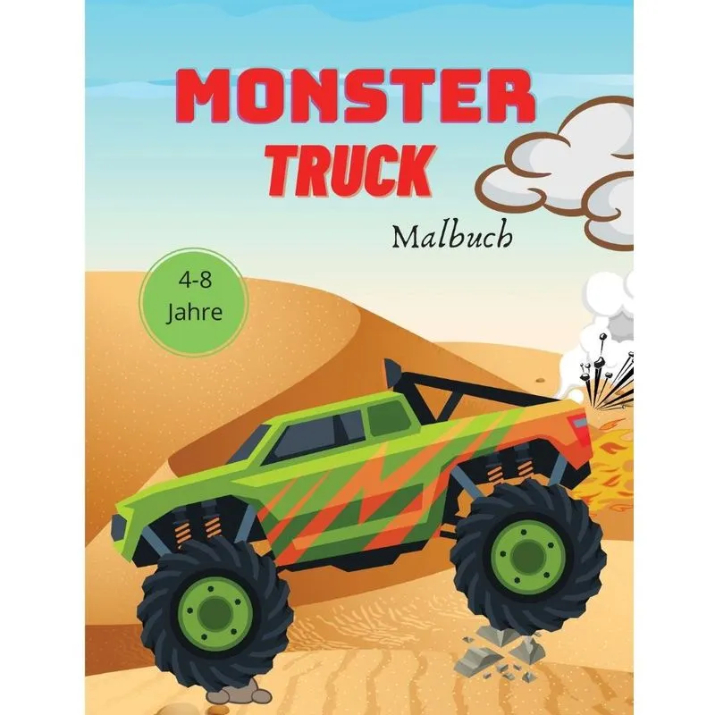 Monster Truck Malbuch für Kinder