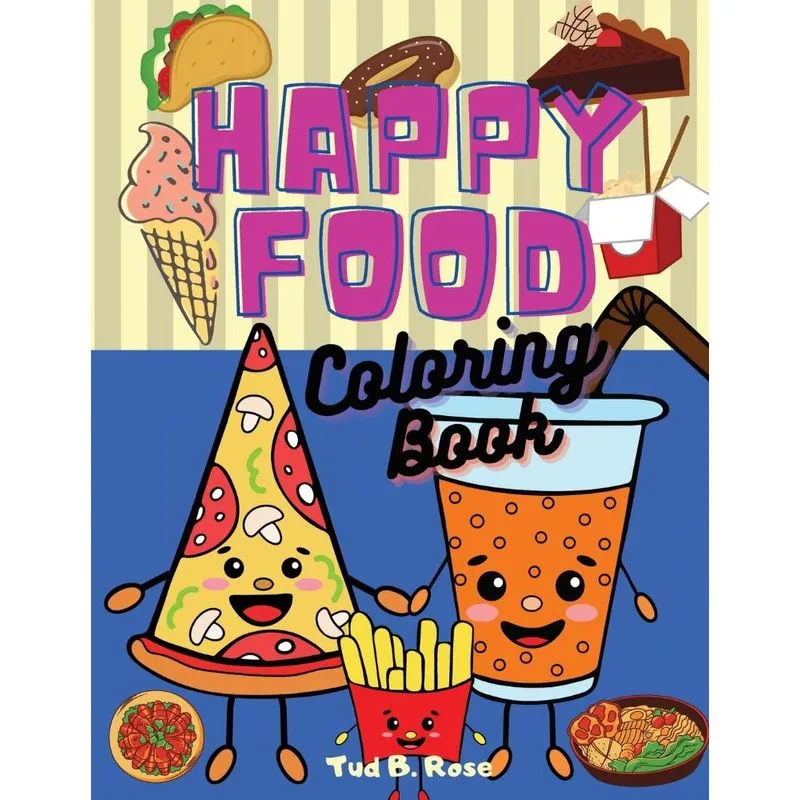 HAPPY FOOD Coloring Book