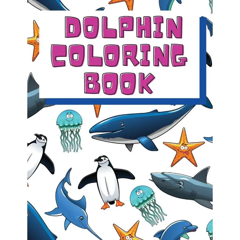 Dolphin Coloring Book