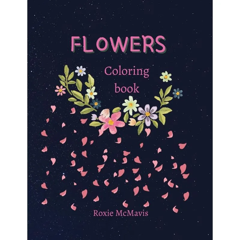 Flowers Coloring Book For Adults