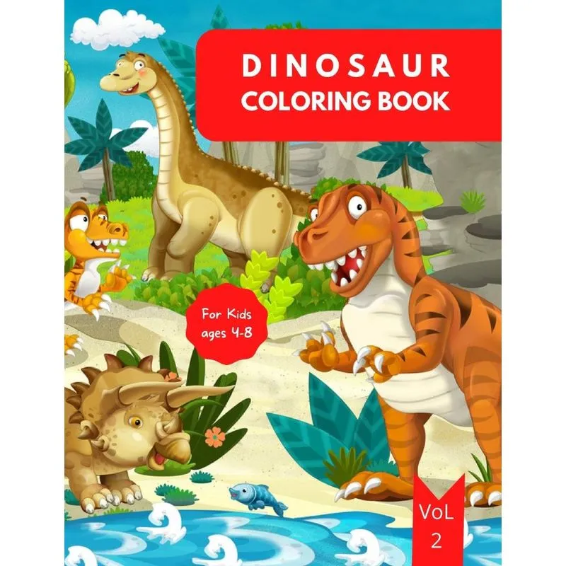 Dinosaur Coloring Book for Kids