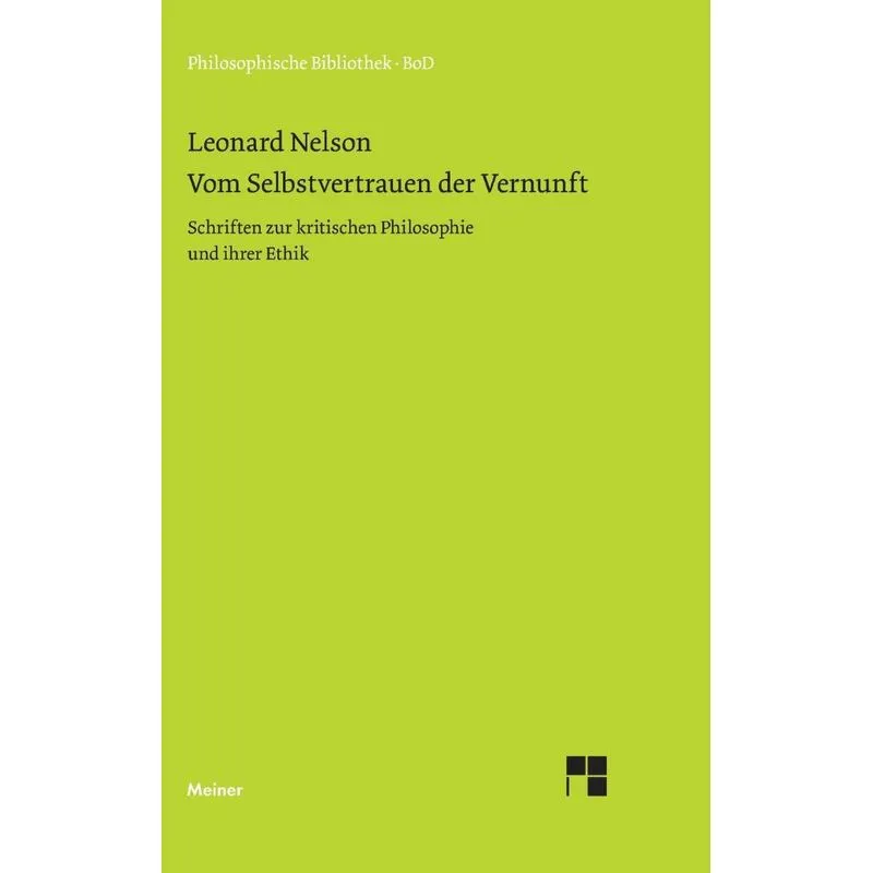 Vom Selbstvertrauen der Vernunft
