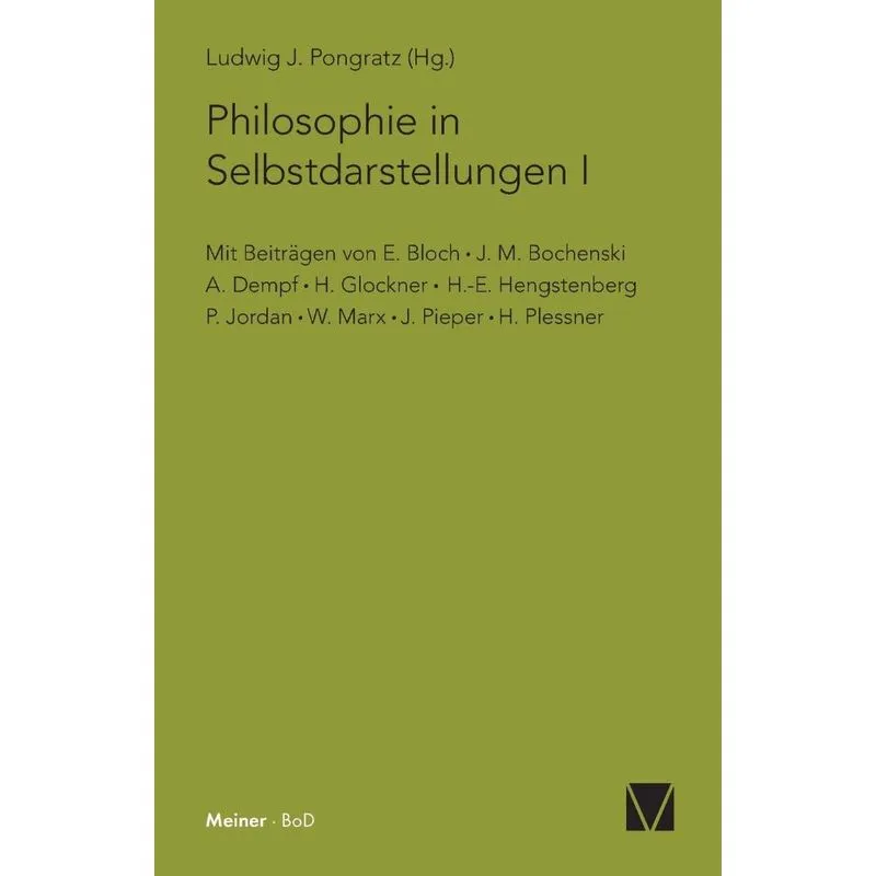 Philosophie in Selbstdarstellungen
