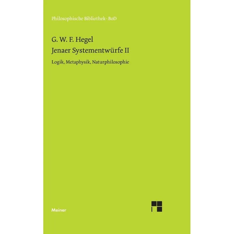 Jenaer Systementwürfe II
