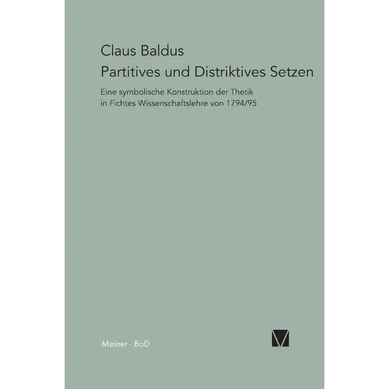 Partitives und Distriktives Setzen