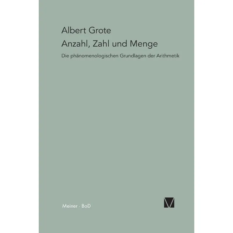 Anzahl, Zahl und Menge