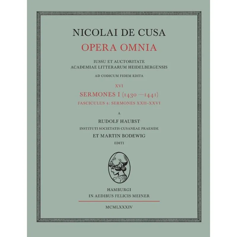 Nicolai de Cusa Opera omnia
