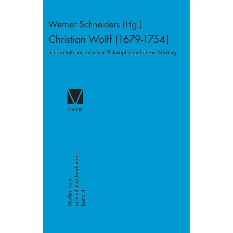 Christian Wolff 1679-1754