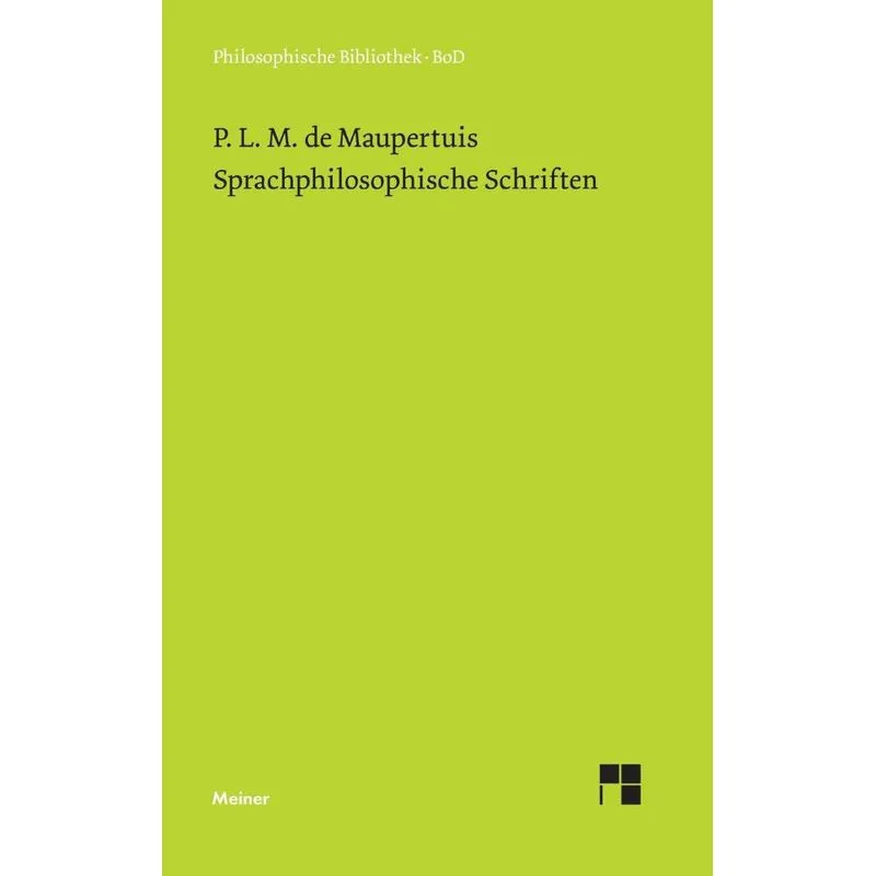 Sprachphilosophische Schriften