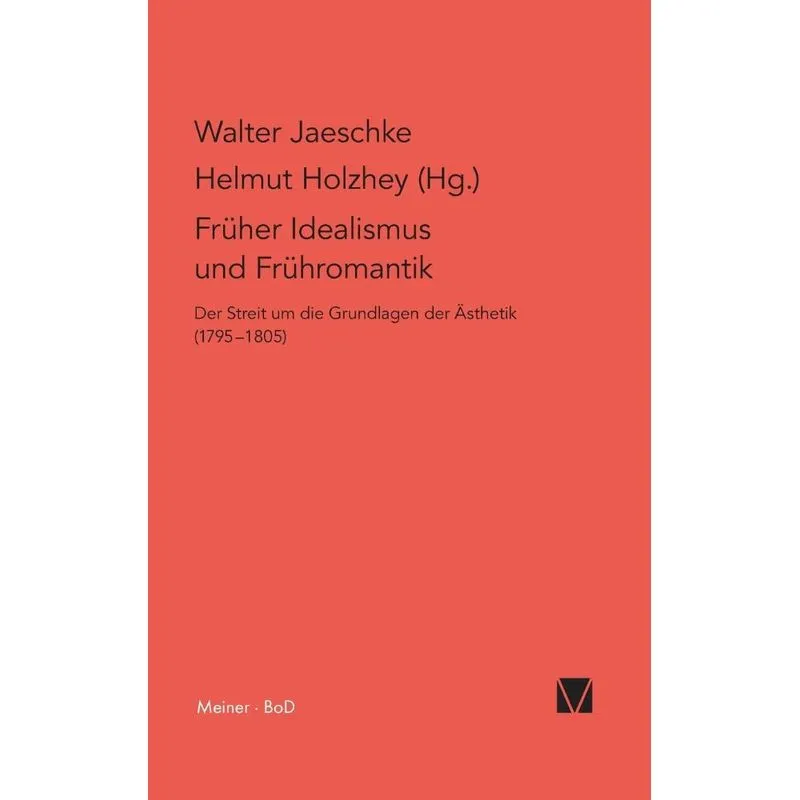 Früher Idealismus und Frühromantik