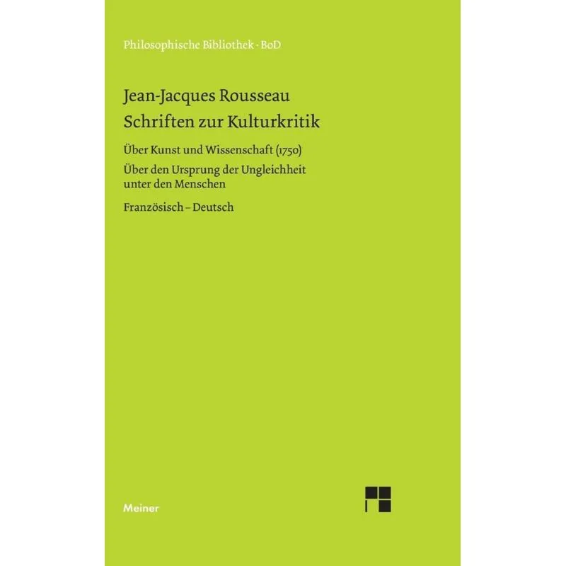 Schriften zur Kulturkritik