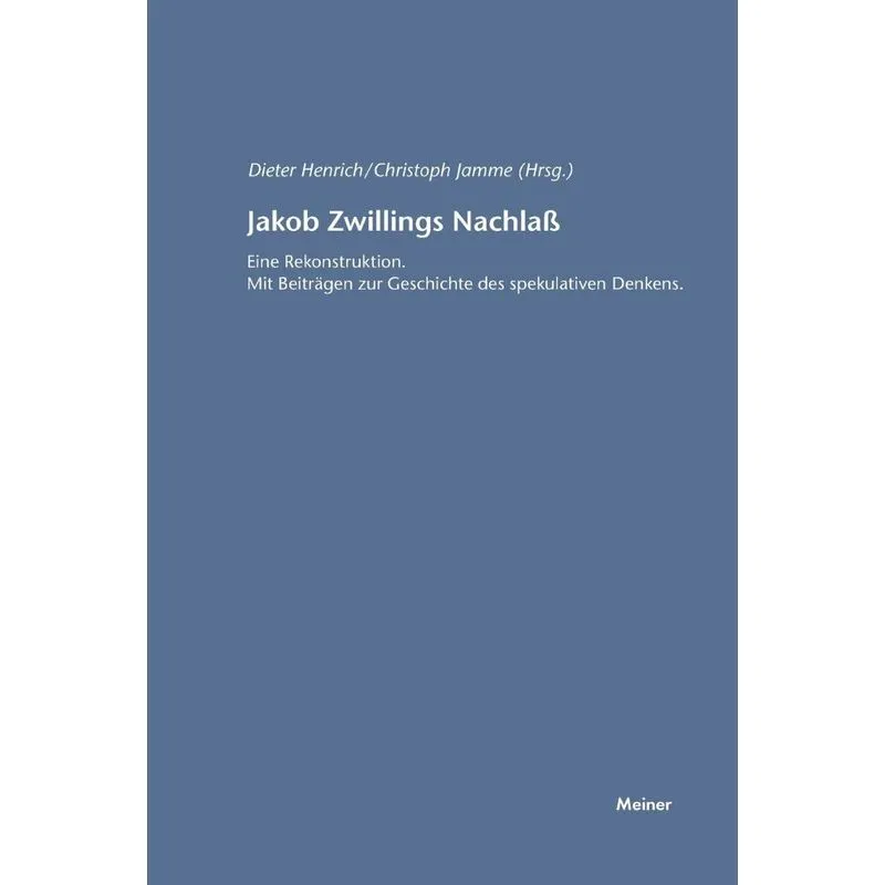Jakob Zwillings Nachlass