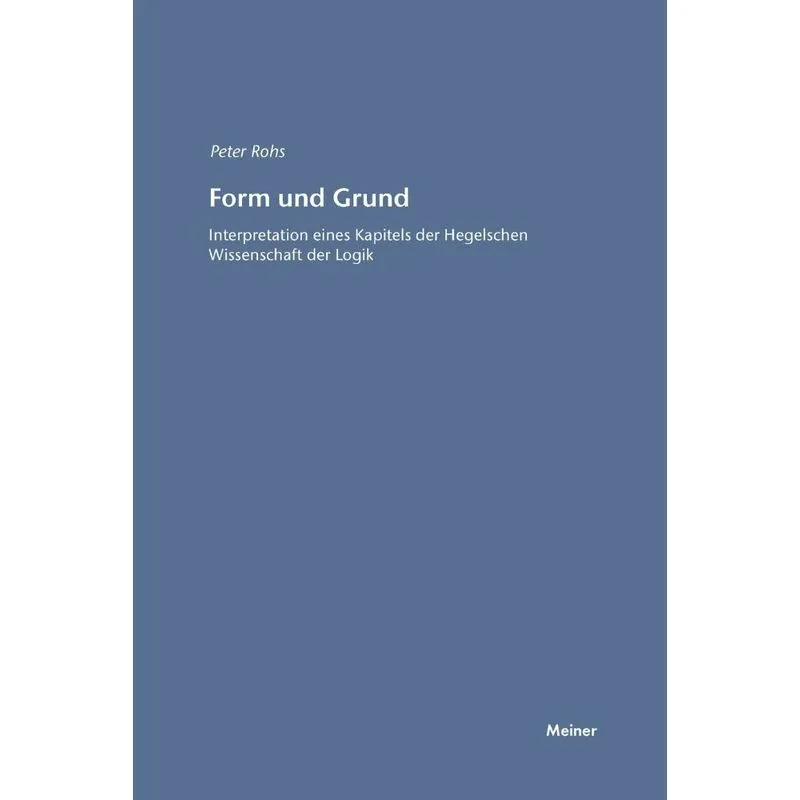 Form und Grund