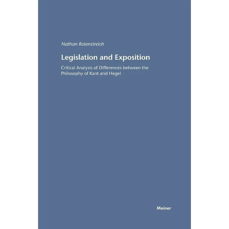 Legislation and Exposition