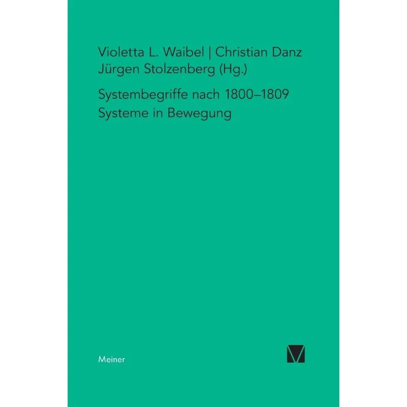 Systembegriffe nach 1800-1809