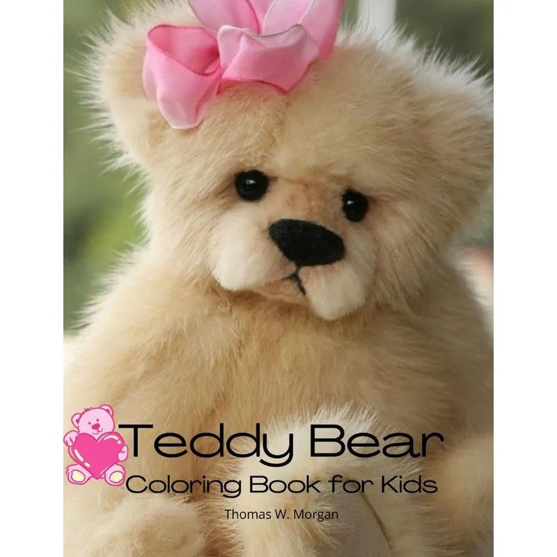 Teddy Bear Coloring Book for Kids