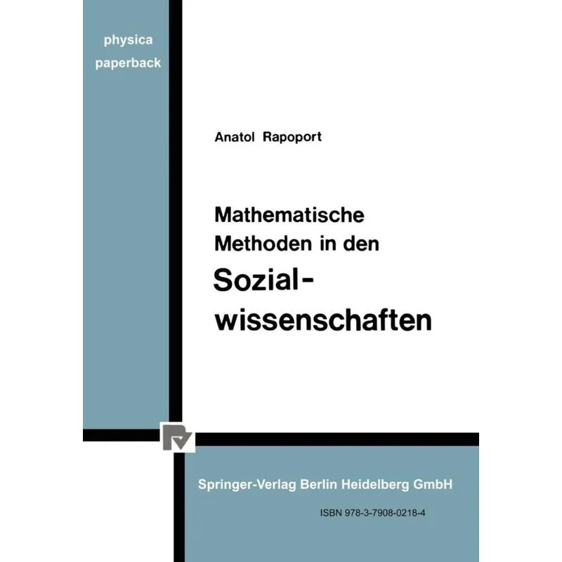 Mathematische Methoden in Den Sozialwissenschaften