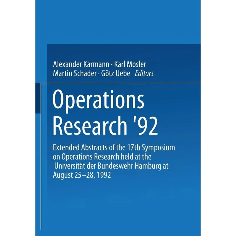 Operations Research 92