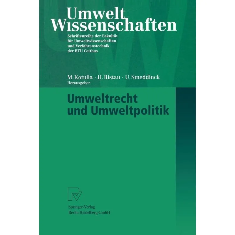Umweltrecht und Umweltpolitik