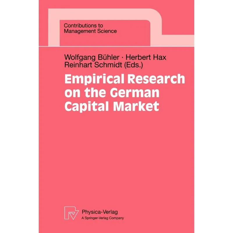 Empirical Research on the German Capital Market
