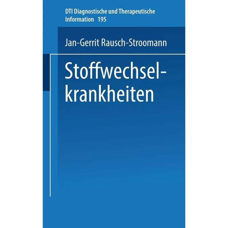 Stoffwechselkrankheiten
