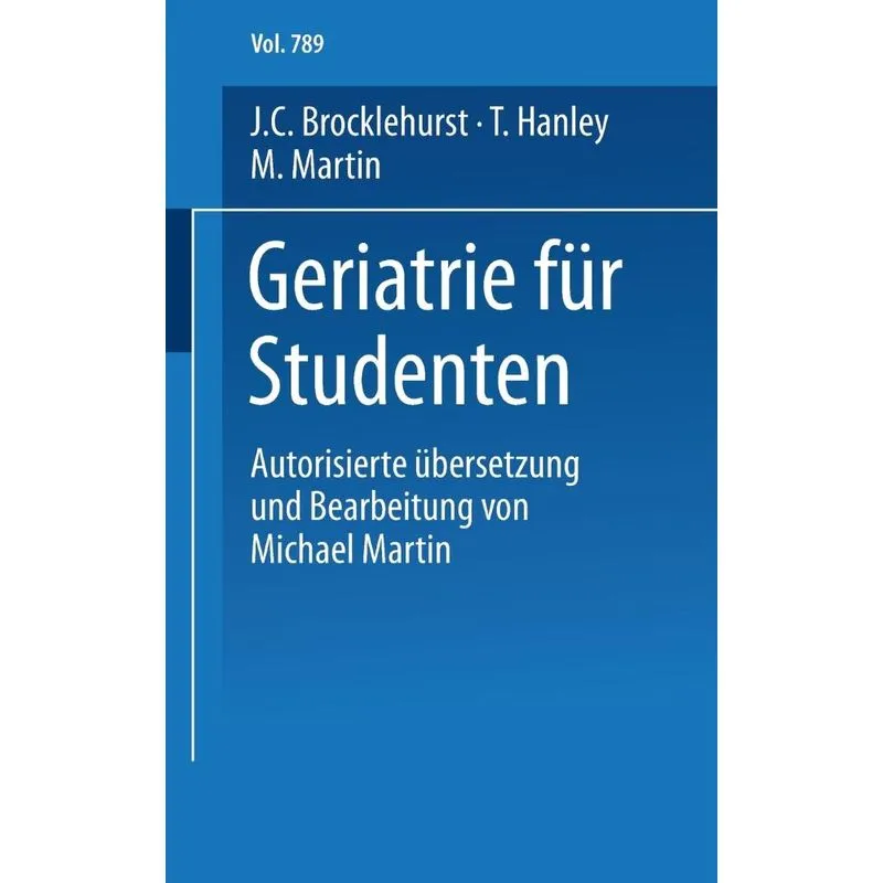 Geriatrie Fur Studenten