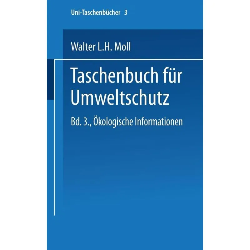 Taschenbuch Fur Umweltschutz