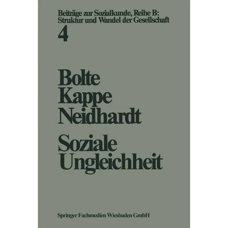 Soziale Ungleichheit