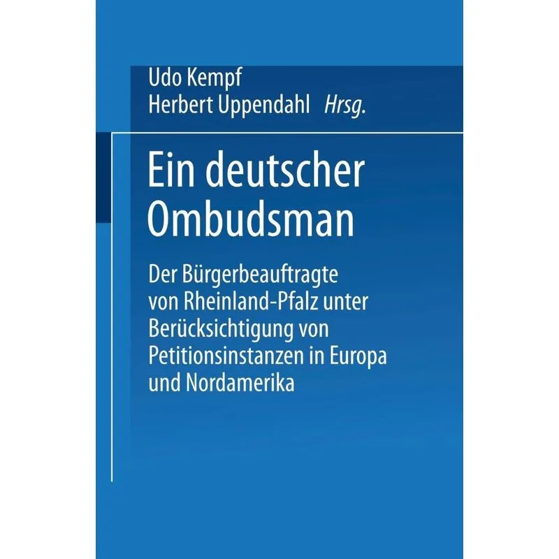 Ein deutscher Ombudsman