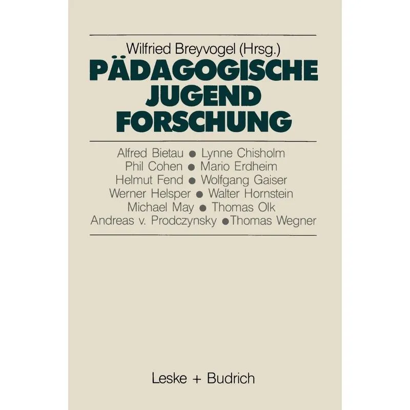 Padagogische Jugendforschung
