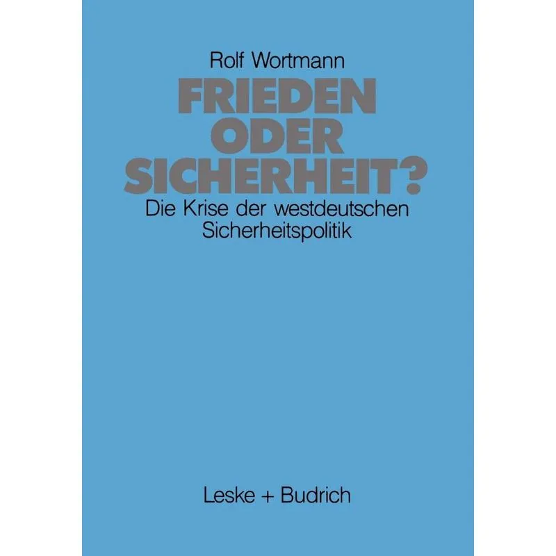 Frieden oder Sicherheit