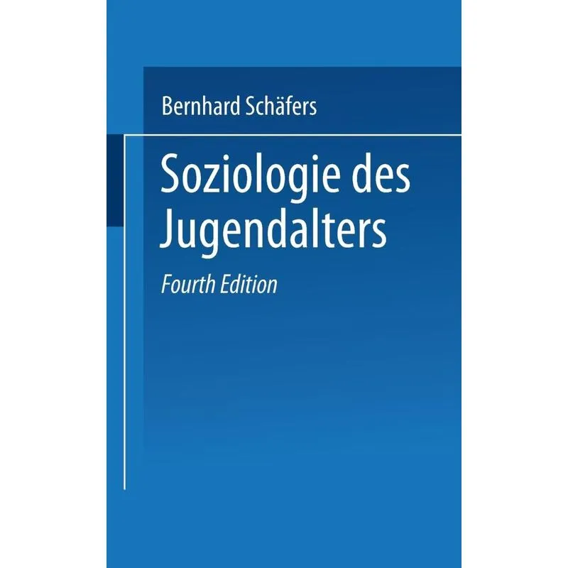 Soziologie Des Jugendalters