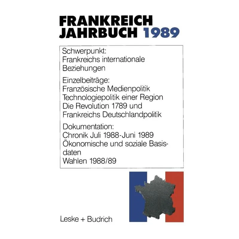 Frankreich-Jahrbuch 1989