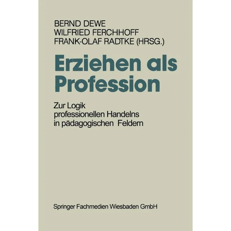 Erziehen als Profession