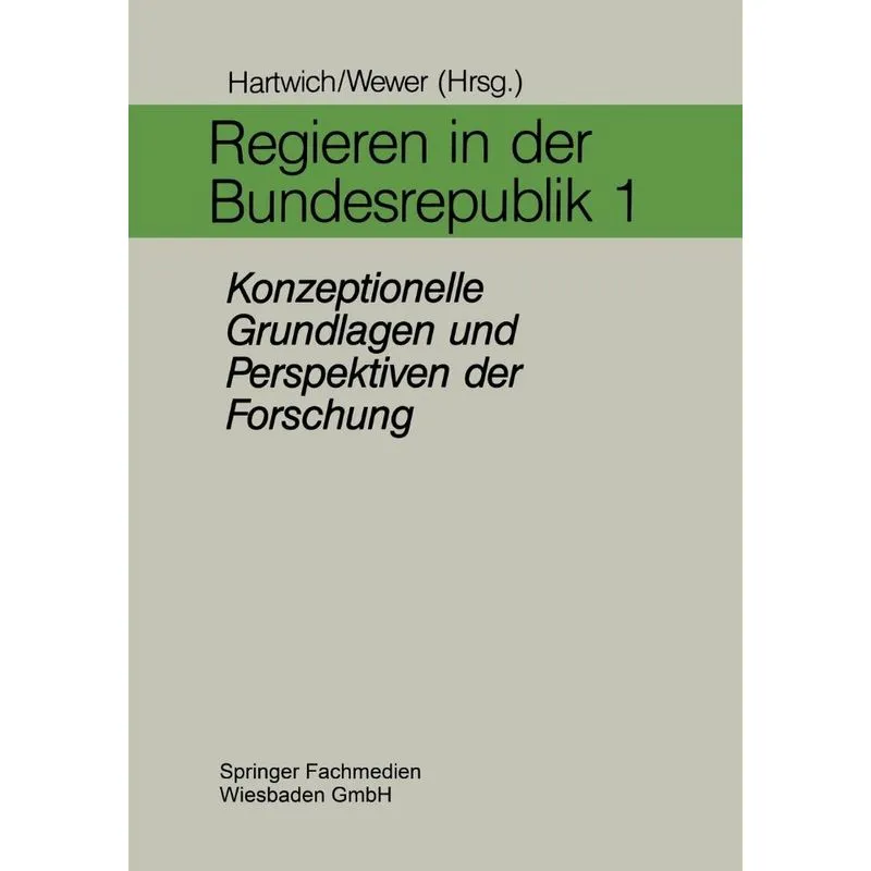Regieren in Der Bundesrepublik I