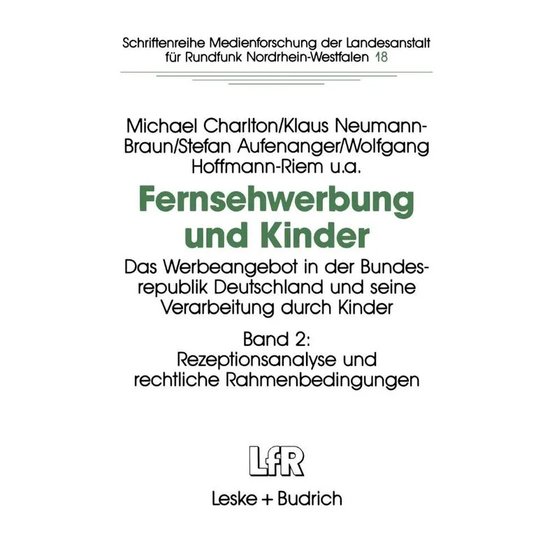 Fernsehwerbung Und Kinder