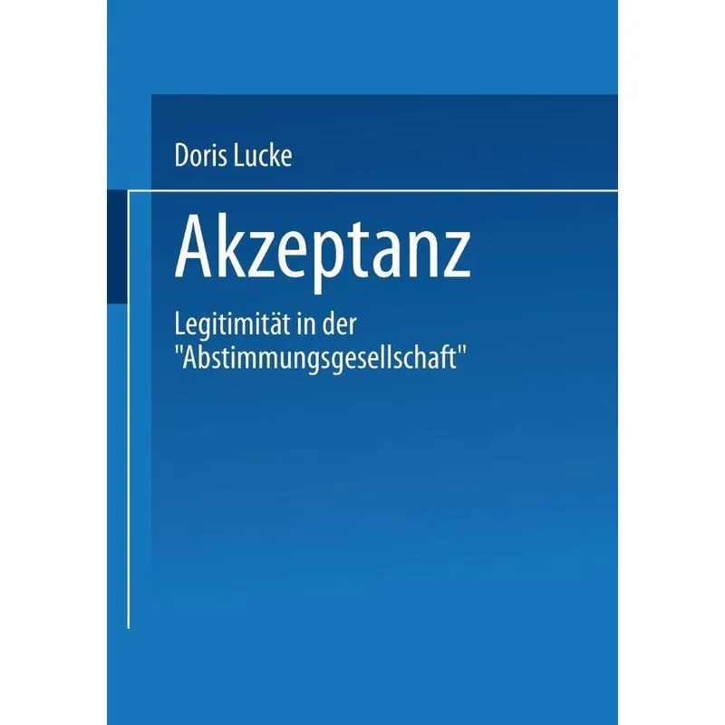 Akzeptanz