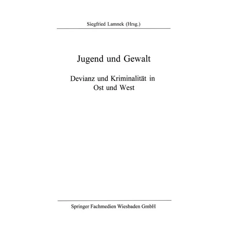 Jugend Und Gewalt