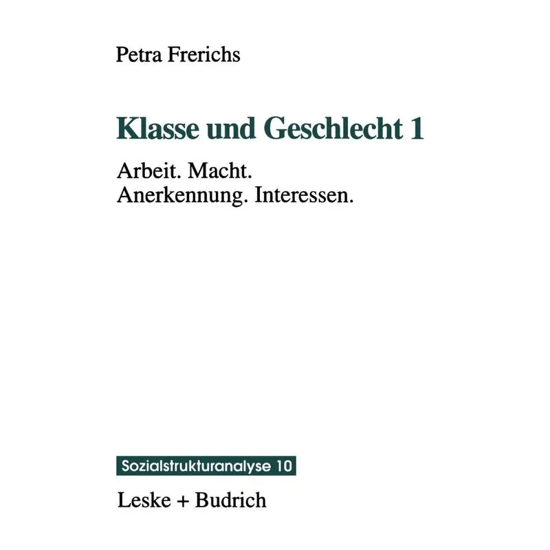 Klasse und Geschlecht 1
