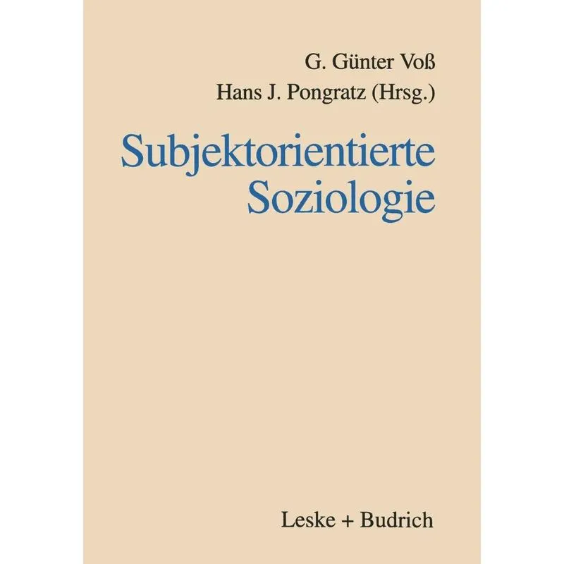 Subjektorientierte Soziologie