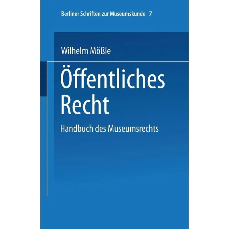 Handbuch Des Museumsrechts 7