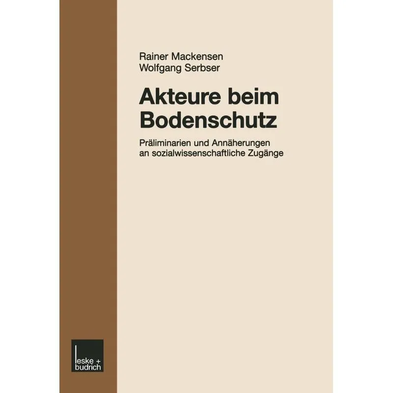 Akteure beim Bodenschutz