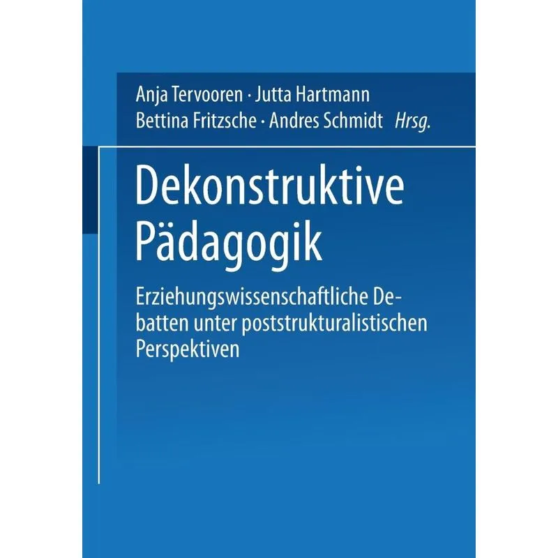 Dekonstruktive Pädagogik
