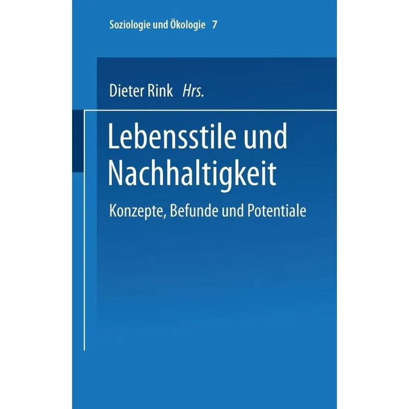 Lebensstile Und Nachhaltigkeit