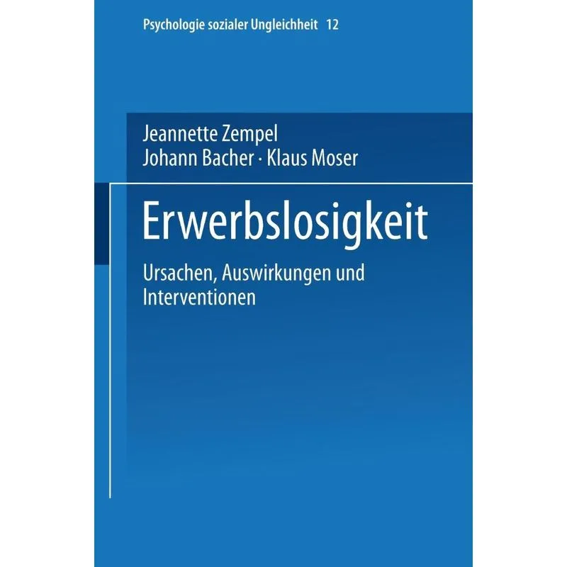 Erwerbslosigkeit