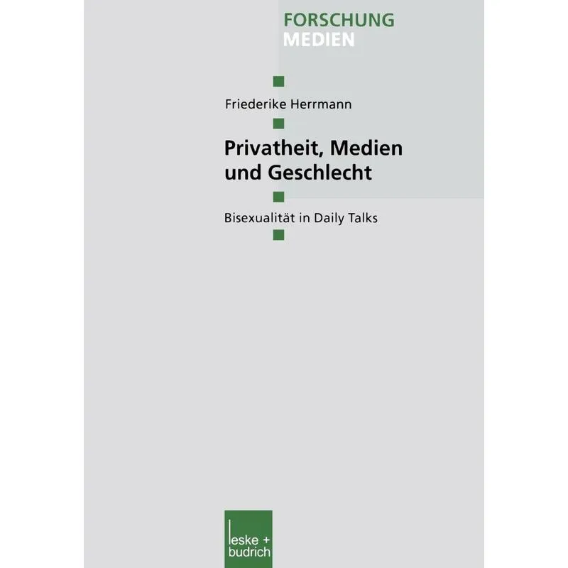 Privatheit, Medien Und Geschlecht