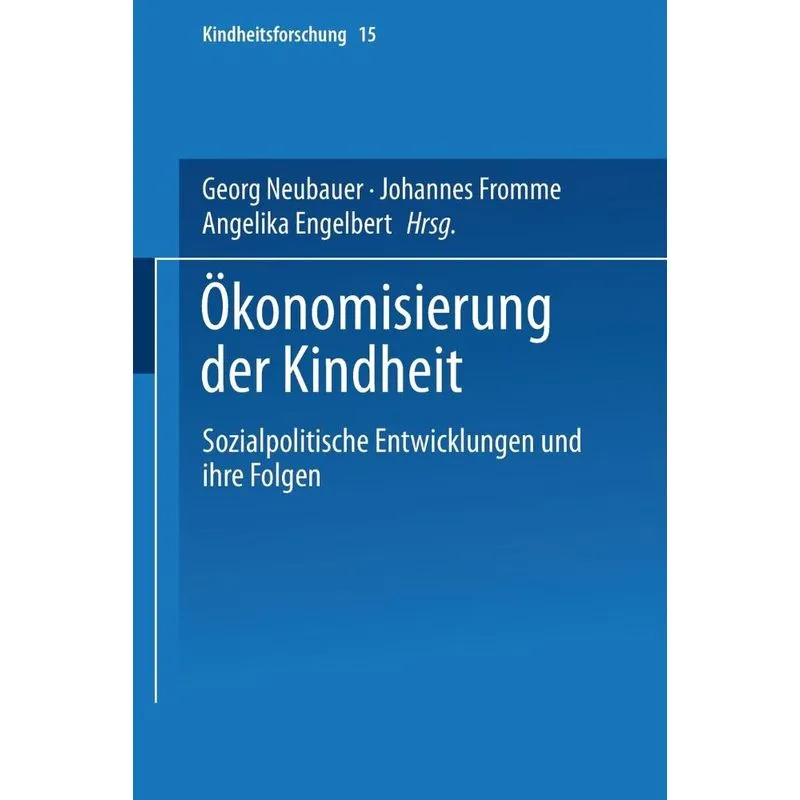 Okonomisierung Der Kindheit