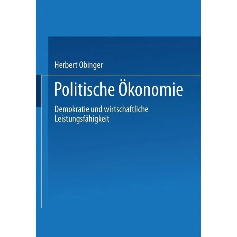 Politische Ökonomie