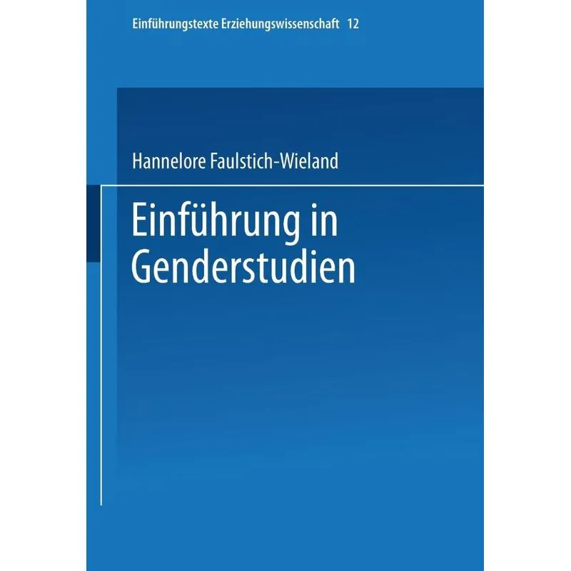 Einfuhrung in Genderstudien