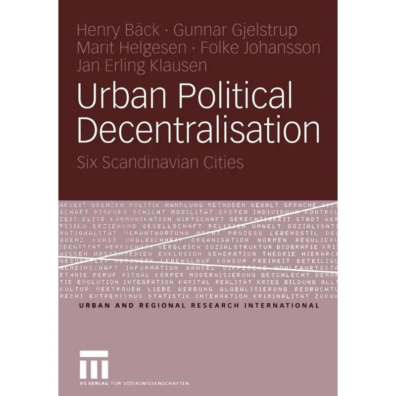 Urban Political Decentralisation